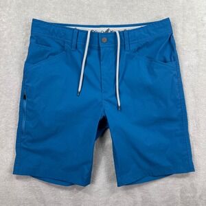 Stio Shorts Mens 34 Blue Cut Bank 10" Hiking Outdoor Performance Hiking Camping